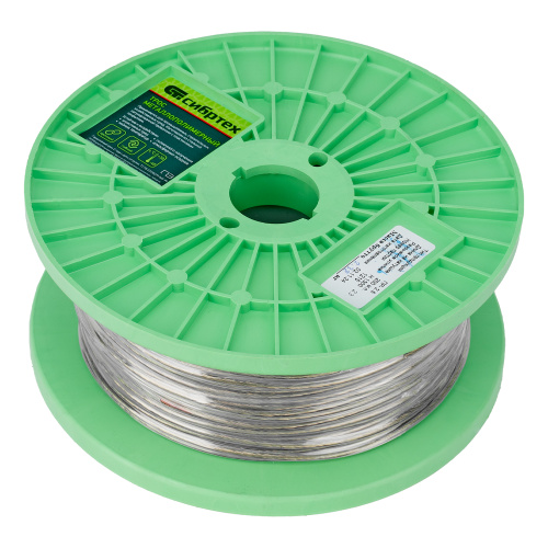 Трос металлополимерный прозрачный ПР-2.5, толщина 2.5 мм, катушка 200 метров Сибртех по ценам производителя в Челябинске с доставкой по всей России