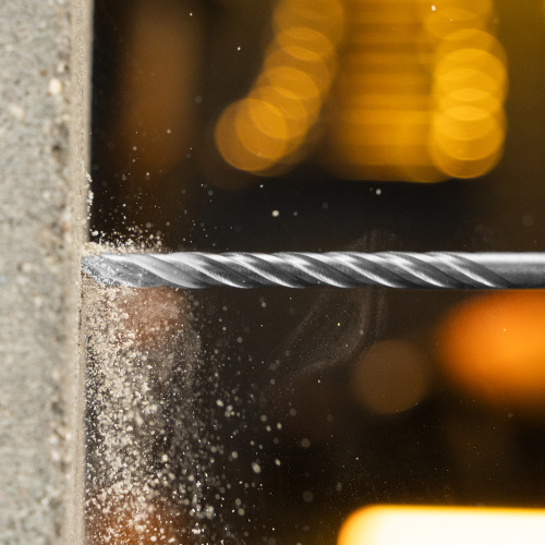 Бур по бетону, цельная крестовая пластина, 6x165 мм, SDS PLUS Denzel по ценам производителя в Челябинске с доставкой по всей России