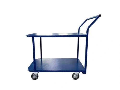 Тележка платформенная TOR ТП-2Я (600х900) 2х-ярусная (125мм) по ценам производителя в Челябинске с доставкой по всей России