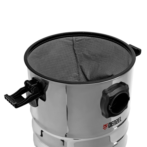 Пылесос строительный RVC30, 1400 Вт, бак 30 л, шланг 3 м, розетка с автосинхр. Denzel по ценам производителя в Челябинске с доставкой по всей России