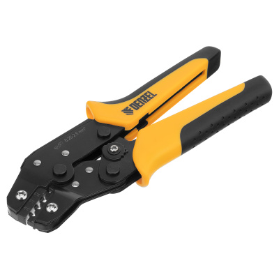 Клещи для обжима неизолированных наконечников НК и НВ, разъемов РП, 0,25 - 2,5 мм2 Denzel по ценам производителя в Челябинске с доставкой по всей России