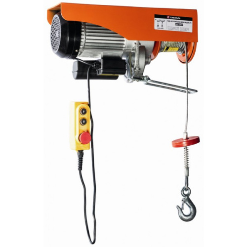 Мини-таль электрическая канатная, стационарная, 220 В 500 / 1000 кг - 12/6 м PA, Сибталь по ценам производителя в Челябинске с доставкой по всей России