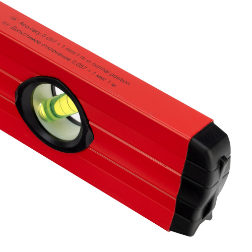 Уровень алюминиевый, 800 мм, фрезерованный, 3 глазка, две эргономичные ручки Matrix по ценам производителя в Челябинске с доставкой по всей России