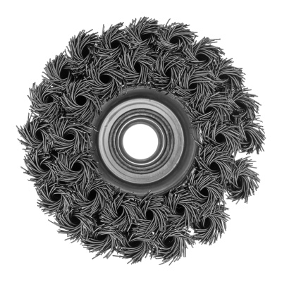 Щетка для УШМ, 75 мм, М14, "чашка", двухрядная, крученая проволока 0.5 мм Matrix по ценам производителя в Челябинске с доставкой по всей России