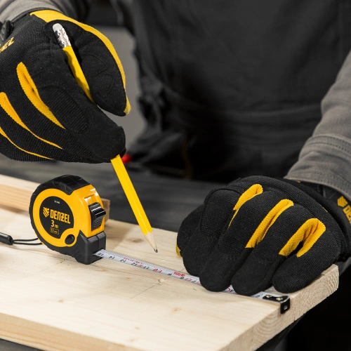 Рулетка 3м х 13мм, двухкомп. корпус, кнопка-пауза Denzel по ценам производителя в Челябинске с доставкой по всей России