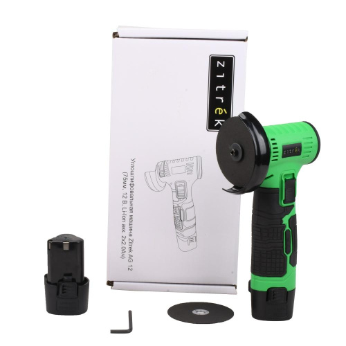 Углошлифовальная машина Zitrek AG 12 (75мм, 12 B, Li-Ion акк. 2x2.0Ач) по ценам производителя в Челябинске с доставкой по всей России