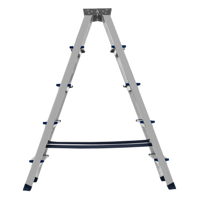 Стремянка двусторонняя 5 ступеней, алюминиевая, Сибртех по ценам производителя в Челябинске с доставкой по всей России