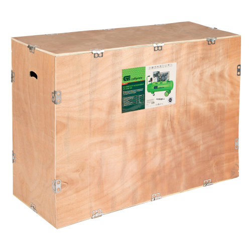 Компрессор воздушный КР-2200/100, 2.2 кВт, 350 л/мин, 100 л, ременной привод, масляный Сибртех по ценам производителя в Челябинске с доставкой по всей России