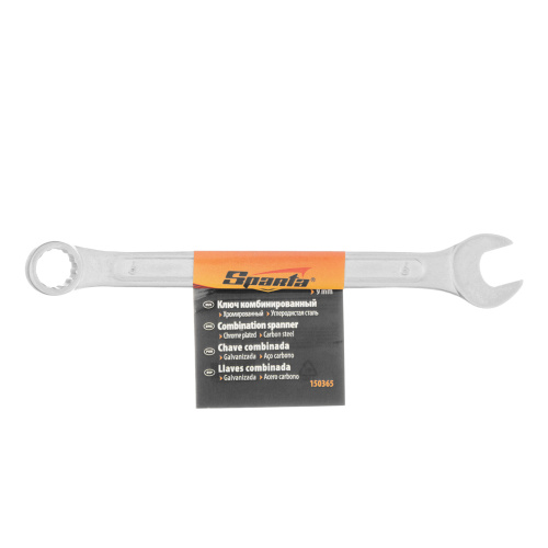 Ключ комбинированный, 9 мм, хромированный Sparta по ценам производителя в Челябинске с доставкой по всей России