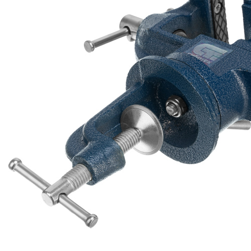 Тиски слесарные, настольные, поворотные, ширина рабочих губок 50 мм, наковальня Сибртех по ценам производителя в Челябинске с доставкой по всей России