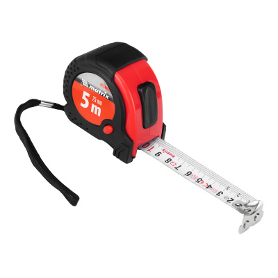 Рулетка Status Magnet fixation,5 м х 25 мм,обрезиненный корпус,зацеп с магнитом Matrix по ценам производителя в Челябинске с доставкой по всей России