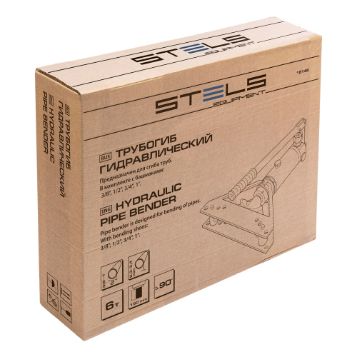 Трубогиб гидравлический горизонтальный, 6т, башмаки 3/8"–1", в металлическом кейсе Stels по ценам производителя в Челябинске с доставкой по всей России