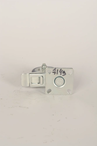 Колесо аппаратное поворотное SCvb 25 50 мм с тормозом (синяя резина) по ценам производителя в Челябинске с доставкой по всей России