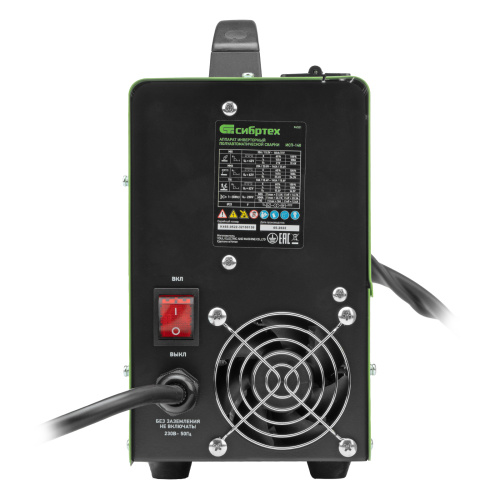 Аппарат инвертор. полуавтомат. сварки ИСП-140, 140 А, ПВ 60% Сибртех по ценам производителя в Челябинске с доставкой по всей России