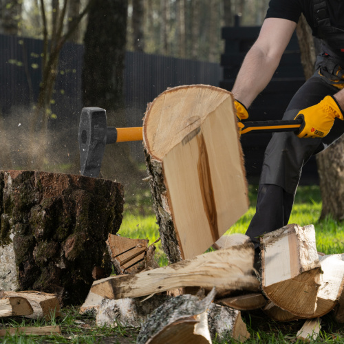 Колун-кувалда 4000 г, кованая, фибергласовая  рукоятка c TPR покрытием, 880 мм Denzel по ценам производителя в Челябинске с доставкой по всей России