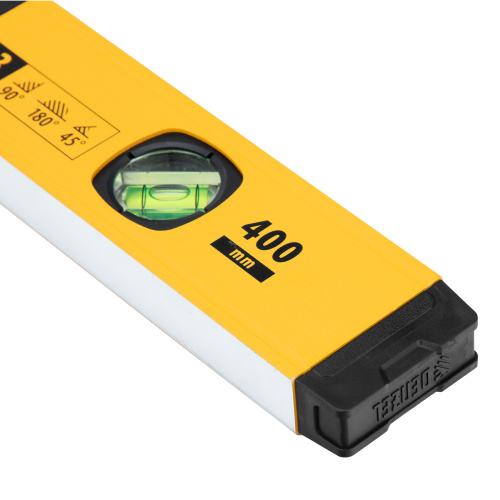 Уровень алюминиевый, магнит., фрезерованный, 3 глазка (1 зеркал.) 0,5 мм/м, 400 мм Denzel по ценам производителя в Челябинске с доставкой по всей России