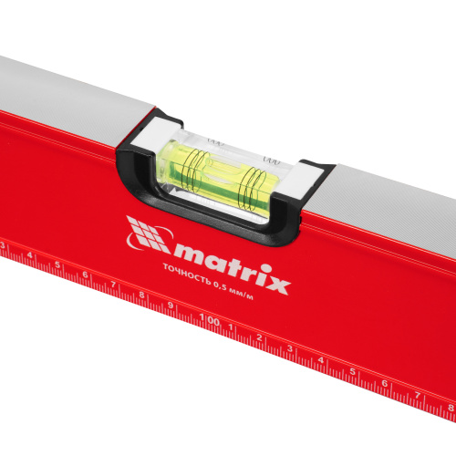 Уровень алюминиевый, фрезерованный, 3 глазка, рукоятки, 2000 мм Matrix по ценам производителя в Челябинске с доставкой по всей России