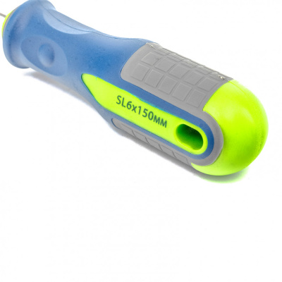 Отвертка, SL6 х 150 мм, CrV, трехкомпонентная рукоятка Сибртех по ценам производителя в Челябинске с доставкой по всей России