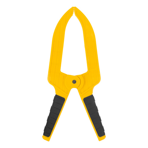 Струбцина клещеобразная, удлиненная 75 х 110 мм двухкомпонентные рукоятки Denzel по ценам производителя в Челябинске с доставкой по всей России