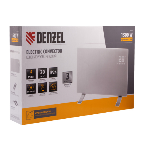 Конвектор электрический OptiPrime-1500, Wi-Fi, тачскрин, цифровой термостат, 1500 Вт Denzel по ценам производителя в Челябинске с доставкой по всей России