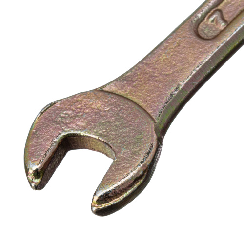 Ключ рожковый, 6 х 7 мм, желтый цинк Сибртех по ценам производителя в Челябинске с доставкой по всей России