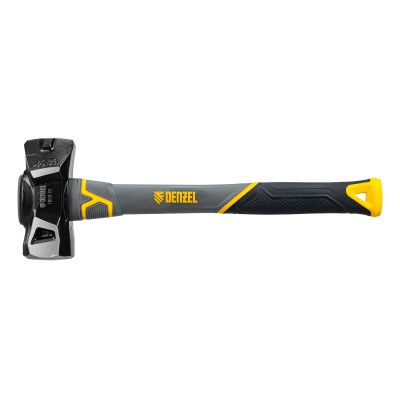 Кувалда с клиновидным бойком 1,8 кг, фибергласовая рукоятка c TPR Denzel по ценам производителя в Челябинске с доставкой по всей России