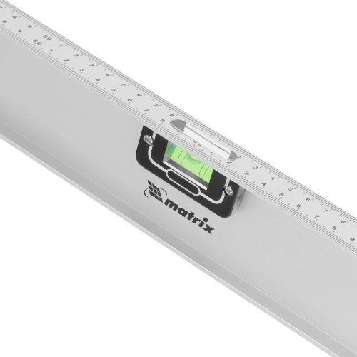 Уровень алюминиевый "Рельс", 1800 мм, 3 глазка (1 поворотный) Matrix по ценам производителя в Челябинске с доставкой по всей России