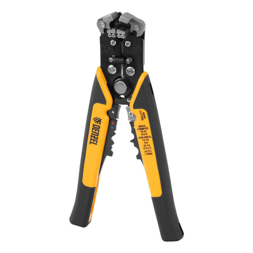 Щипцы для зачистки электропроводов 0,2-6 мм², функция обрезания проводов Denzel по ценам производителя в Челябинске с доставкой по всей России