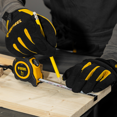 Рулетка 3м х 16мм, обрезиненный корпус, автоматическая фиксация Denzel по ценам производителя в Челябинске с доставкой по всей России