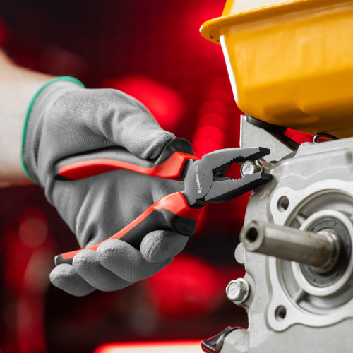 Плоскогубцы комбинированные Black Nickel, 160 мм, двухкомпонентные рукоятки Matrix по ценам производителя в Челябинске с доставкой по всей России