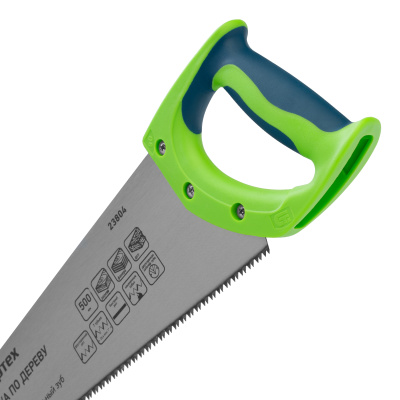 Ножовка по дереву "Зубец", 500 мм, 7-8 TPI, каленый зуб 2D, двухкомпонентная рукоятка Сибртех по ценам производителя в Челябинске с доставкой по всей России