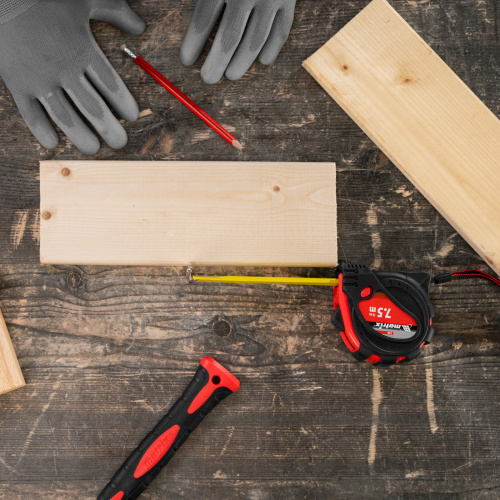 Рулетка Status Magnet 3 fixations,7,5 м х 25 мм,обрезиненный корпус,зацеп с магнитом Matrix по ценам производителя в Челябинске с доставкой по всей России