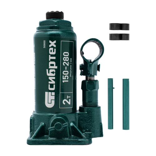 Домкрат гидравлический бутылочный, 2 т, 150-280 мм Сибртех по ценам производителя в Челябинске с доставкой по всей России