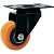 Колесо мебельное поворотное SCZ 25 50 мм (оранжевый) по ценам производителя в Челябинске с доставкой по всей России