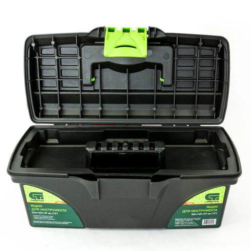 Ящик для инструмента, 324 х 165 х 137 мм, 13", пластик Сибртех по ценам производителя в Челябинске с доставкой по всей России
