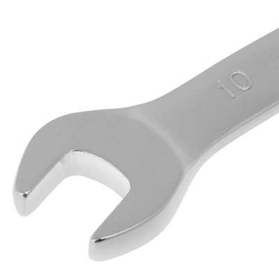 Ключ комбинированный трещоточный, 10 мм, CrV, зеркальный хром Matrix Professional по ценам производителя в Челябинске с доставкой по всей России