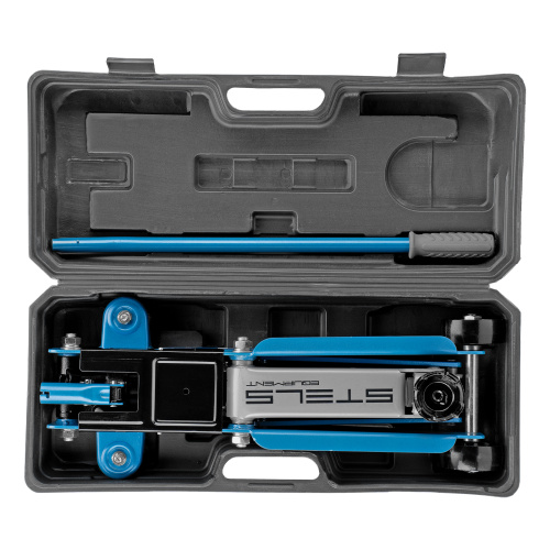 Домкрат гидравлический подкатной, высокий подъем, 3т, SUV, 190-535 мм, в кейсе Stels по ценам производителя в Челябинске с доставкой по всей России