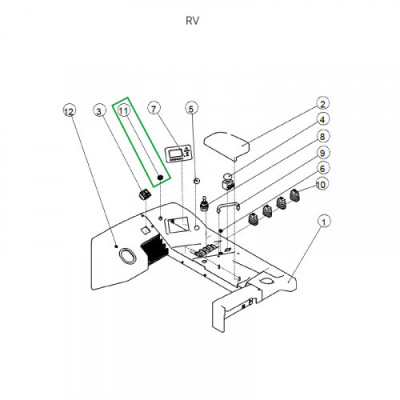 Замок зажигания с ключом для ричтрака RV (24V) по ценам производителя в Челябинске с доставкой по всей России