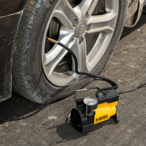 Компрессор автомобильный DС-20,12 В, 7 атм, 35 л/мин Denzel по ценам производителя в Челябинске с доставкой по всей России