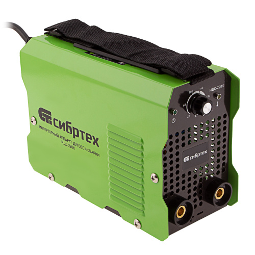 Инверторный аппарат дуговой сварки ИДС-220K, 220 А, ПВ 80%, диаметр электрода 1,6-5 мм Сибртех по ценам производителя в Челябинске с доставкой по всей России