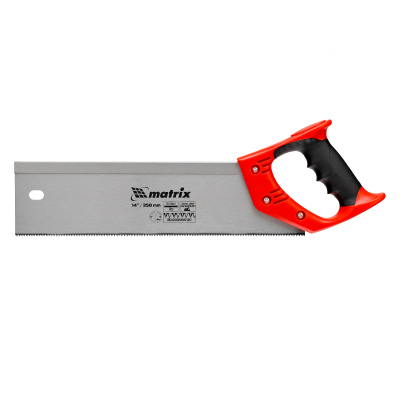 Пила по дереву обушковая для стусла, 350 мм, двухкомпонентная рукоятка Matrix по ценам производителя в Челябинске с доставкой по всей России