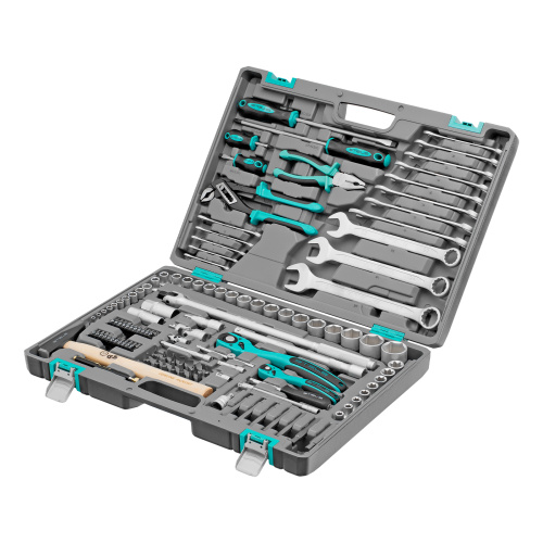 Набор инструментов, 1/4", 1/2", Cr-V, S2, усиленный кейс, 119 предметов Stels по ценам производителя в Челябинске с доставкой по всей России