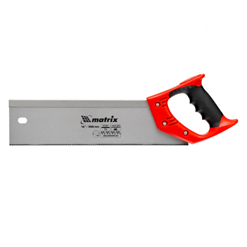 Пила по дереву обушковая для стусла, 350 мм, двухкомпонентная рукоятка Matrix по ценам производителя в Челябинске с доставкой по всей России