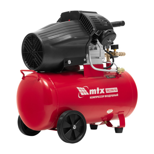 Компрессор воздушный КК-2200/50, 2,2 кВт, 350 л/мин, 50 л, прямой привод, масляный MTX по ценам производителя в Челябинске с доставкой по всей России