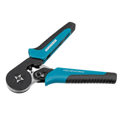 Клещи (пресс-клещи) для обжима наконечников электропроводов с сечением 0.25-8 мм2 Gross по ценам производителя в Челябинске с доставкой по всей России