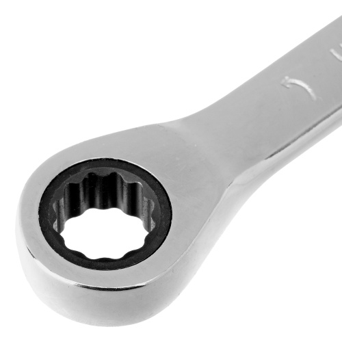 Ключ комбинированный трещоточный, 9 мм, CrV, зеркальный хром Matrix Professional по ценам производителя в Челябинске с доставкой по всей России