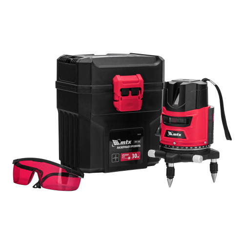 Лазерный уровень CRX-30R, 30 м, красный луч, батарейки, резьба 5/8" MTX по ценам производителя в Челябинске с доставкой по всей России