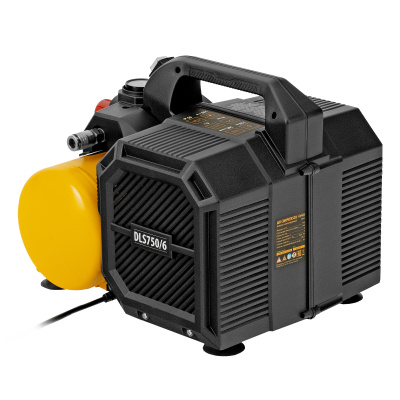 Компрессор  DLS750/6 безмасляный малошумный 750 Вт, 140 л/мин,ресивер 6 л Denzel по ценам производителя в Челябинске с доставкой по всей России