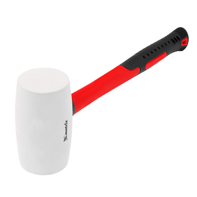 Киянка резиновая, 910 г, белая резина, фибергласовая рукоятка Matrix по ценам производителя в Челябинске с доставкой по всей России