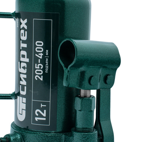 Домкрат гидравлический бутылочный, 12 т, 205-400 мм Сибртех по ценам производителя в Челябинске с доставкой по всей России